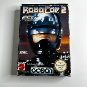 RoboCop 2 (Nintendo NES, 1990 PAL A) Ocean Software Platform CIB Round Seal