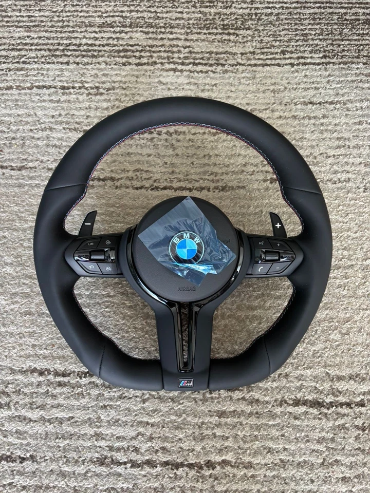 abgeflacht M-Sport-Lenkrad BMW F10 F15 F20 F25 F30 F16 F15 X3 X5 X6 Nappa Airbag - Bild 3 von 4