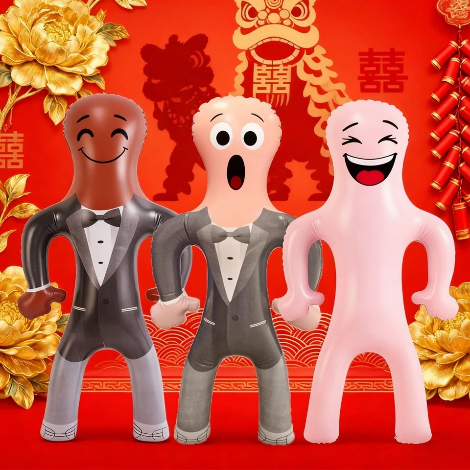 67cm Blow Up Doll Bachelorette Party Decor Inflatable Model Tailcoat Hen Night - Image 2 of 4