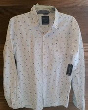 NWT Young Men's Teen Nautica Long Sleeve Button Up Shirt SZ XL 18/20