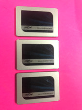 lot of 3 Crucial MX500 500 GB,Internal,2.5 inch SSD Drive (CT500MX500SSD1)