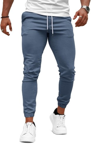 GINGTTO Mens Slim Fit Joggers Pants Elastic Waist Stretch Drawstring Tapered Leg