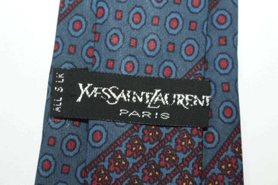 Corbata de seda YVES SAINT LAURENT F85496 Foto 4 de 4