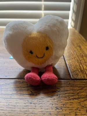 Authentic Jellycat Heart Boiled Egg NWT SOLD OUT!  Perfect gift for ur Valentine