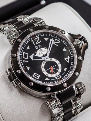 Gio Monaco Obloide Watch. Ed. Limited 500 pieces, Small Seconds, Swiss Made.