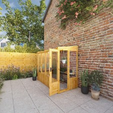 Mercia | 8ftx4ft | Woodsman | Pent Lean-To | Wooden Greenhouse | Garden Storage