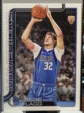 Rookie Superstar Cooper Flagg Topps Flagship Rookie 201 Mavericks RC