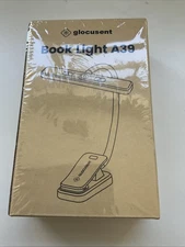Glocusent Book Light A39 Head Book Light for Reading in Bed, Eye Caring