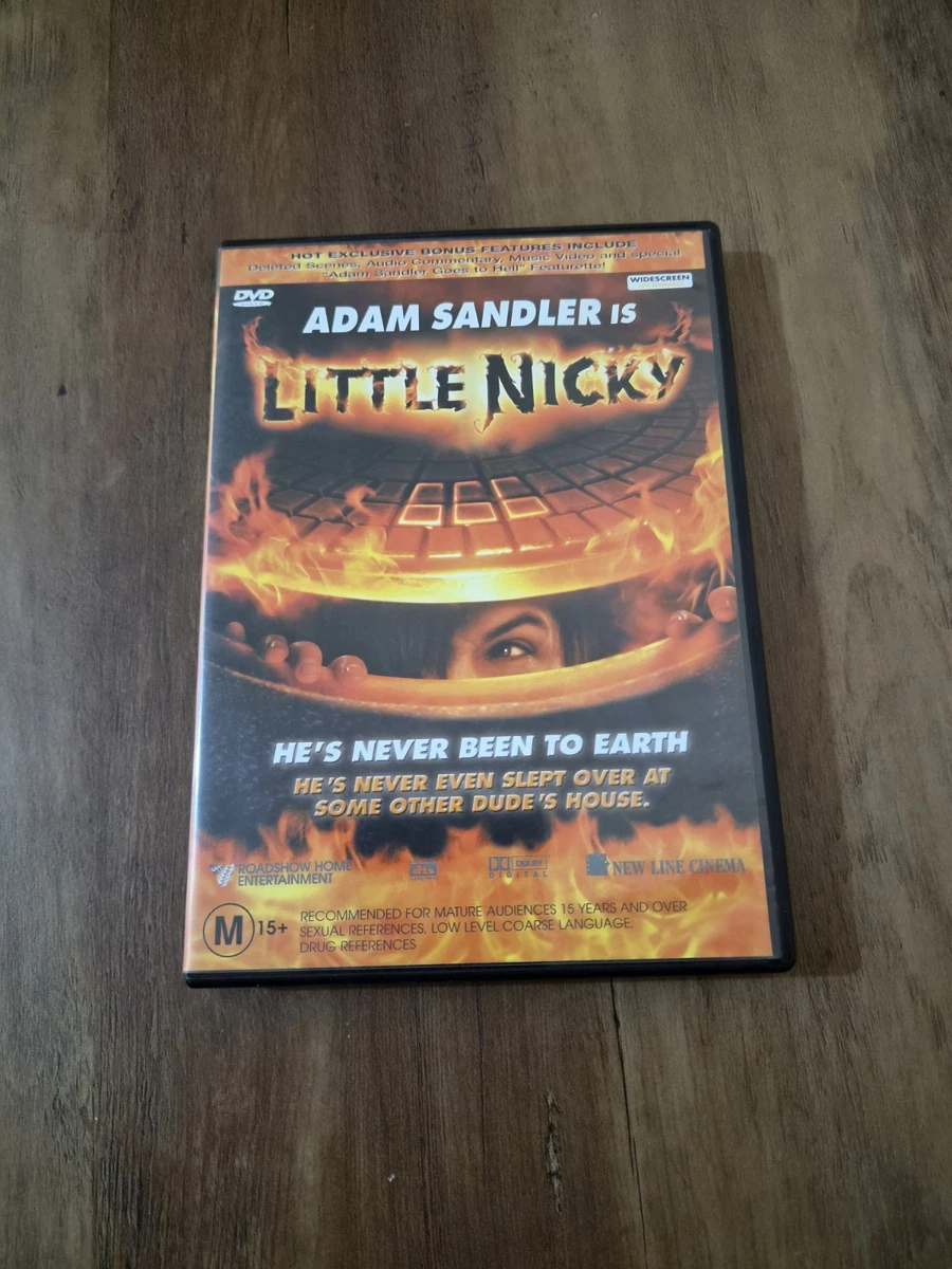 Little Nicky DVD MA15+ Adam Sandler Roadshow R4 PAL Widescreen Subtitles