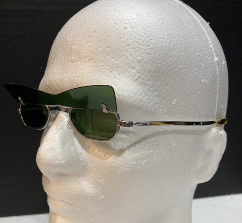 Vintage 1960's Era Green Flip Up Spectacles Japan Sunglasses John Lennon - Picture 8 of 19