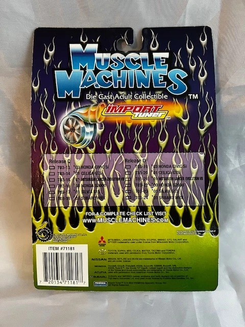 NIB Muscle Machines Import Tuner '01 Silvia S15 T03-17 1:64 Diecast RARE! - Image 2 of 4