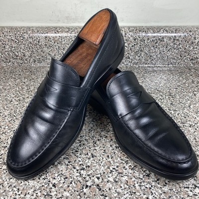 Tod's City Gommino Black Leather Penny Loafers Loafers Driving Shoes UK 7/ US8