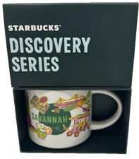 New in Box Starbucks Savannah Discovery Series 14 oz Collectible Ceramic Mug