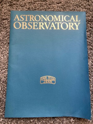 Astronomical Observatory - Bilderband Sterne - Carl Zeiss Jena