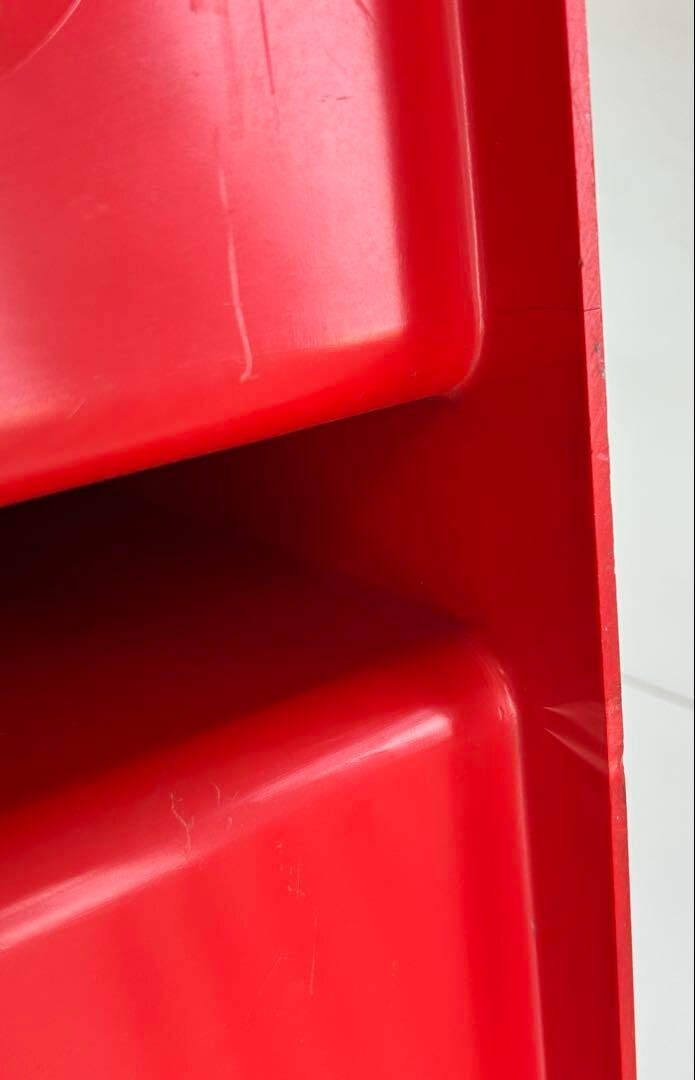 Wall hunger hook Kartell Plastic Wall Shelf Red 35 x 45 x 31cm