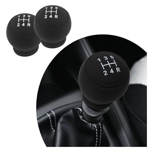 2PCS Gear Shift Cover for Car Decorations Interior,Silicone 5-Speed Shift Knob - Picture 1 of 7