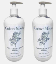 2 Crabtree Evelyn Nantucket Briar Scented Body Lotion Cream 16.9 oz