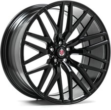 Alloy Wheels 19" Axe EX30 Black Gloss For Bentley Azure [Mk2] 06-09