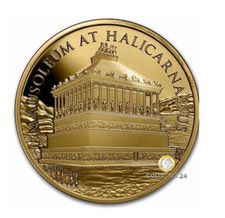 1oz Gold 7 Wonders of the World Mausoleum Proof 4559.21 per troy oz