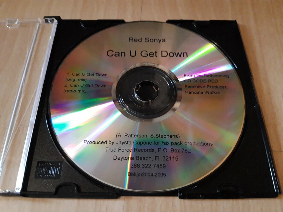 RED SONYA  Can U Get Down - PROMO CD Single RAP Hip Hop Unreleased QUEEN PEN🔥 - Bild 3 von 3