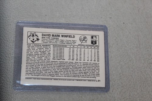 1981 Kellogg's 3-D Super Stars Baseballkarte komplett Beenden Sie Ihre Liste Set ABHOLUNG - Bild 40 von 126