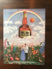 1985 vintage original print ad Grand Marnier Liqueur Paradise Found
