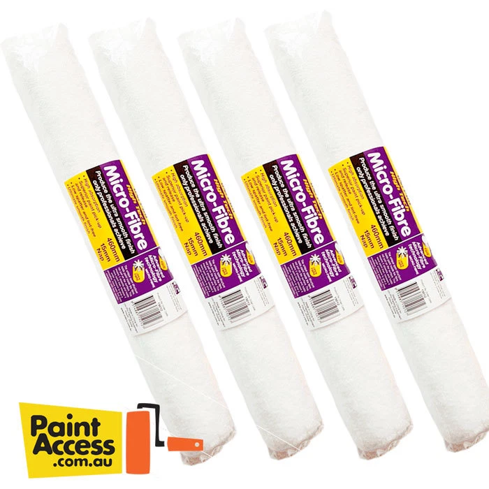 Paint Roller Cover Micro Fibre Roller Cover 460mm 15mm pack of 4
