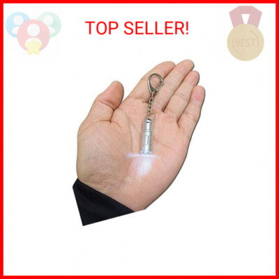 Smallest Super Mini Small Tiny Keychain Flashlight e1, Bright Key Ring Light Tor