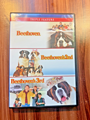 Beethoven Collection 1 2 3 DVD Movie Triple Feature Kids Family