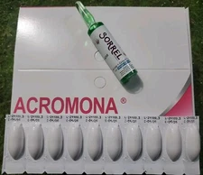 Ovulos Vaginales Acromona.  PACK 10 UNITS. WITH FREE AMP.HAIR LOSS EXP: 10/2027