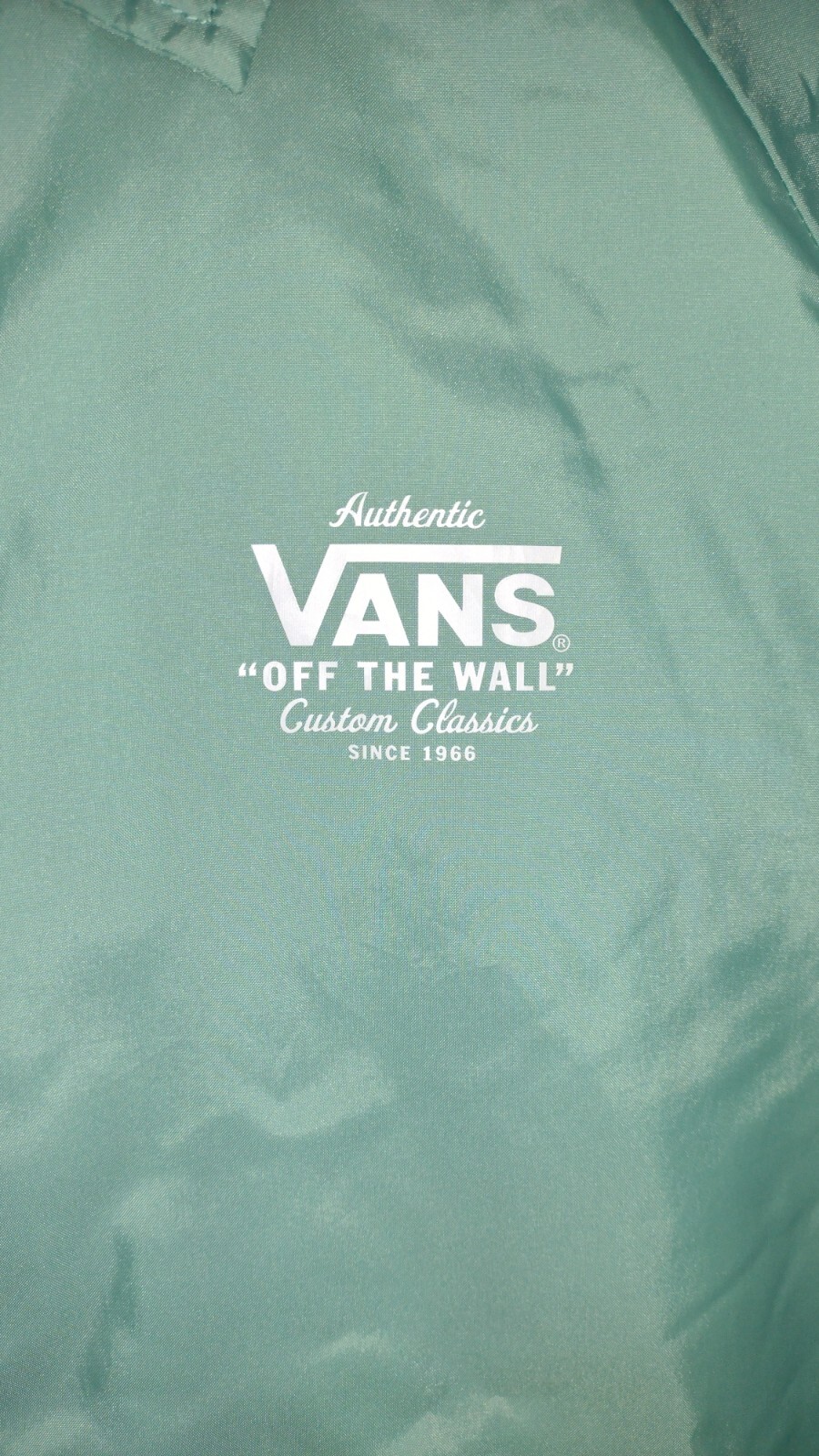 Authentic Vans Button Down Turquoise Windbreaker … - image 5