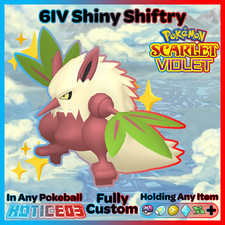 ✨ Shiny Shiftry 6IV ✨ Pokemon Scarlet & Violet 🚀 Fast 🚀