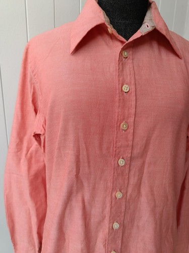 45RPM forty five RPM studio by R 3 Japan solid plain red ladies slim shirt - Picture 5 of 14