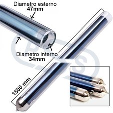 10PZ RICAMBIO TUBI SOTTOVUOTO 1500/47 SOLARE TERMICO TUBO PER SOLARI TERMICI