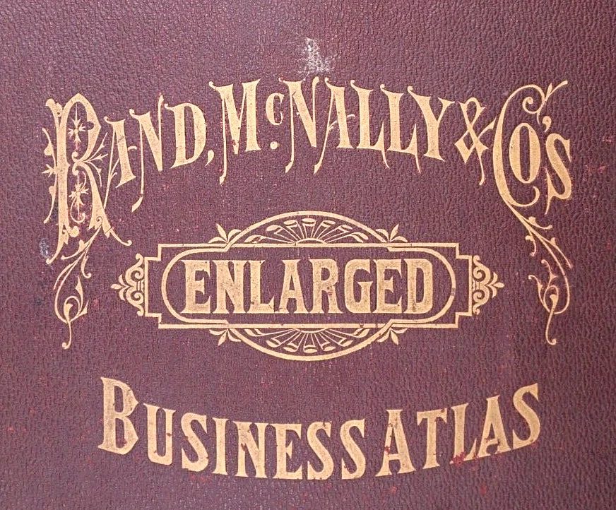 1889 Railroad Map ~ NEBRASKA FRONTIER ~ Authentic McNally Map (XLG20x28) #037 - Image 4 of 4