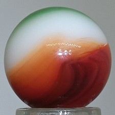 Vintage Vitro All-Red Marble .63 Inch Mint Condition Combined Shipping