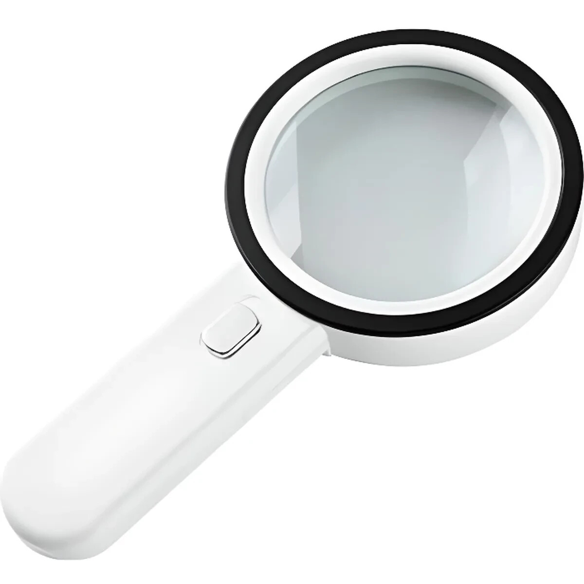 Loupe de lecture en verre véritable de 12,5 cm avec 12 LED intégrées - 4