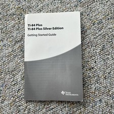 Texas Instruments Manual Guidebook TI-84 Plus  Silver Edition Manual 1 