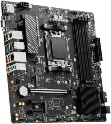 MSI PRO B650M-P AMD AM5 B650 MicroATX M.2 Desktop Motherboard A