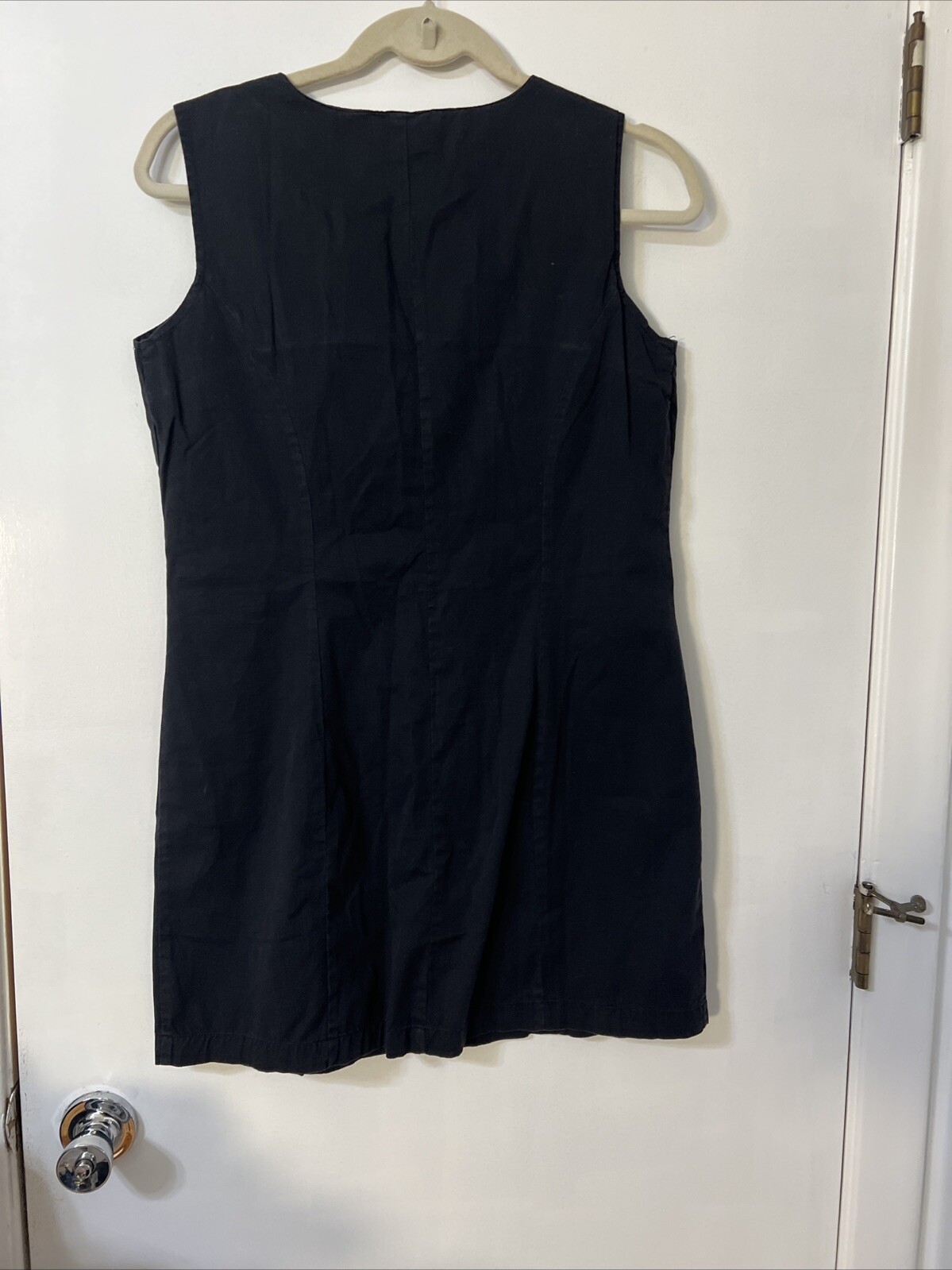 Basic Editions Black Cotton Button Down Shirt Dre… - image 4