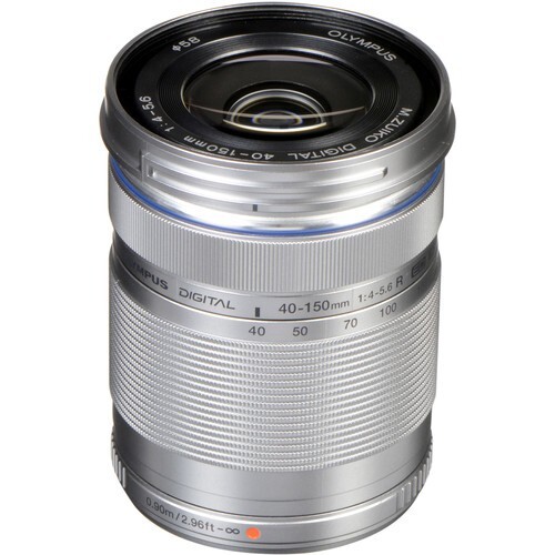 Olympus M.Zuiko Digital ED 40-150mm f4-5.6 R Lens (Silver) - Picture 2 of 2