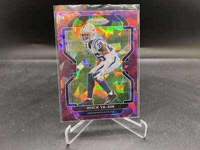 Rock Ya-Sin 2021 Prizm Purple Ice #28 /225 Colts Ravens