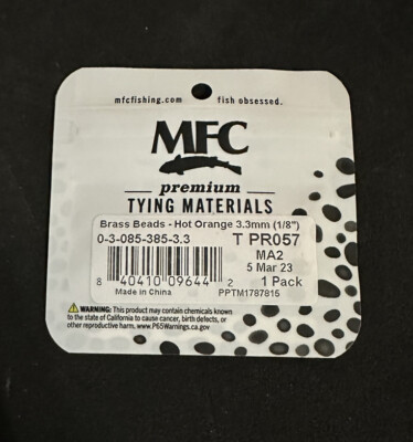 PREMIUM Orange BEADS Fly Fishing Tying Material MFC -100 | eBay