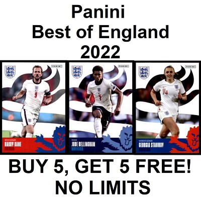Panini Best of England 2022 **Bitte Karten auswählen**