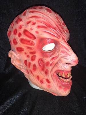 New Line Productions Freddy Krueger Nightmare on Elm Street 100% Latex Mask