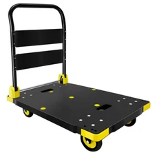 Platform Truck Cart 1000LBS Chinco Star Folding Push Cart Dolly Portable Moving 