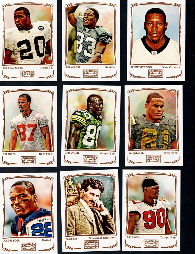 2009 TOPPS MAYO Football Cards Complete Your Set BUY MORE SAVE MORE - Image 4 of 4