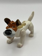Vintage Disney Oliver & Company Dodger Dog Jointed PVC Figure Toy Loose
