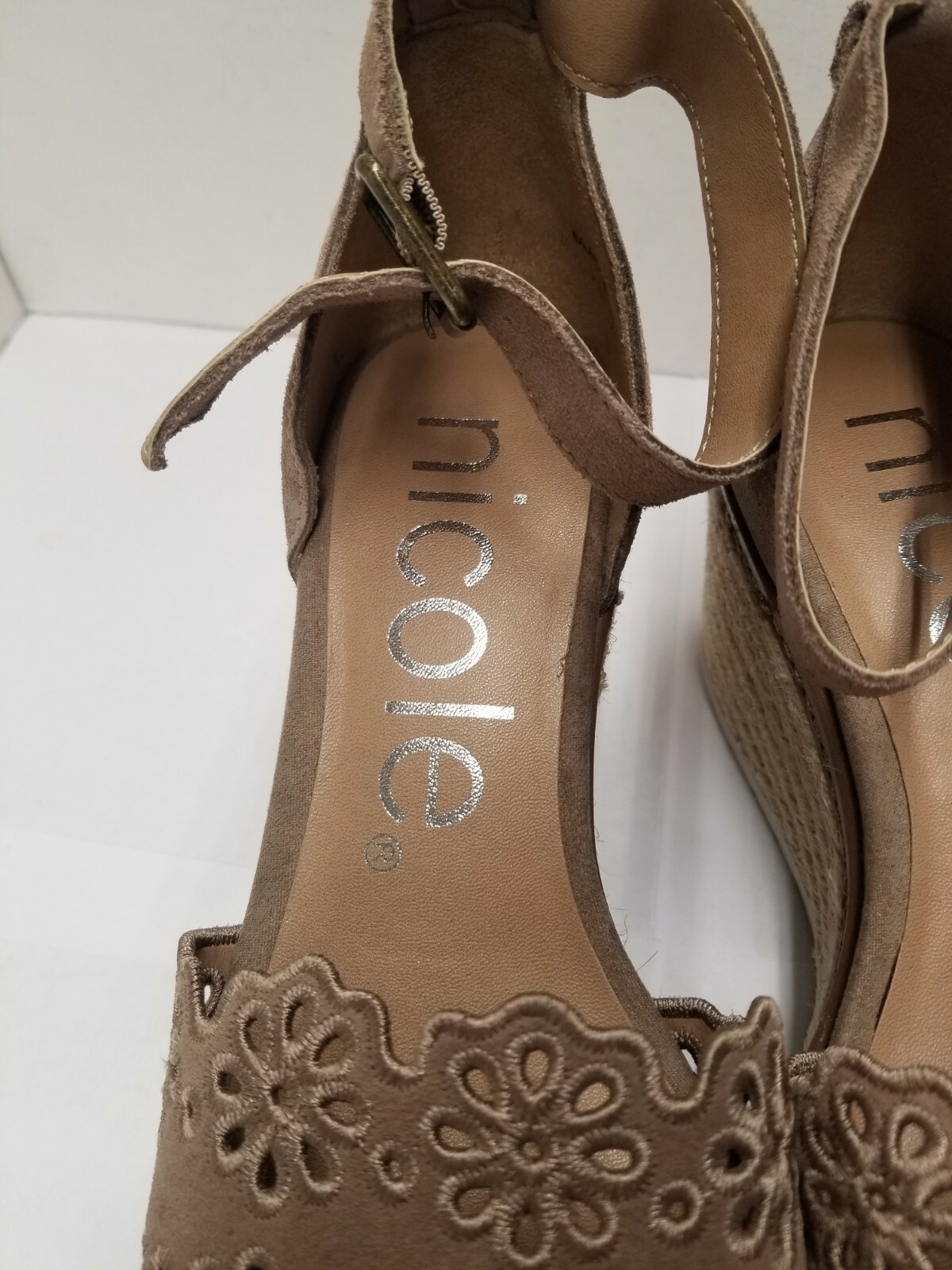 nicole espadrille wedge sandal