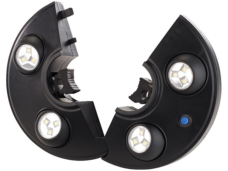 Lampe LED parasol orientable et sa télécommande sans fil pratique - 3